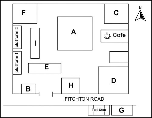 Map of Fitchton Railway Station